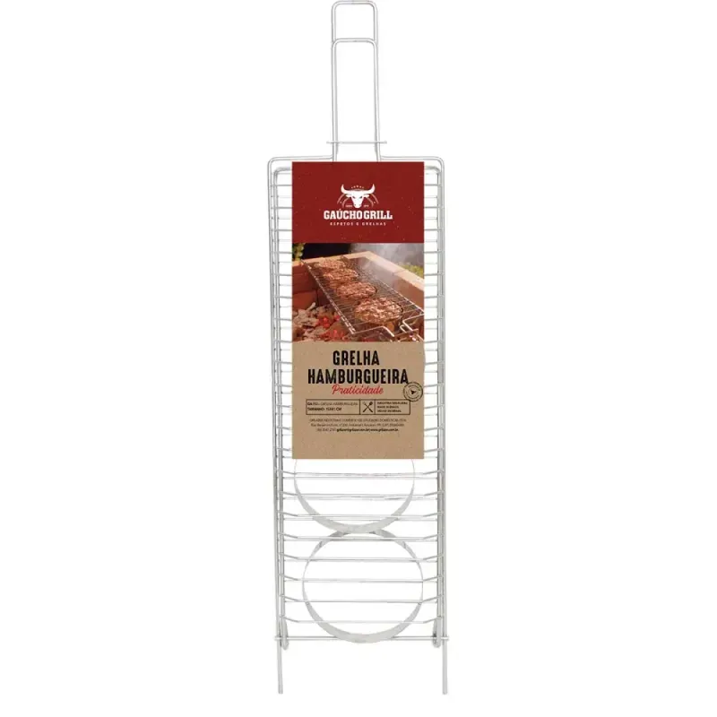 Grelha-Hamburgueira-Cromado-15x41cm-Grilazer