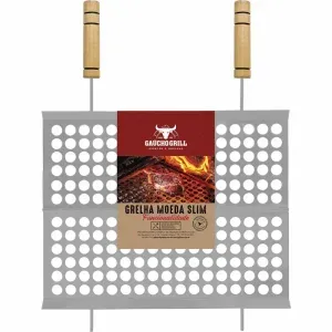Grelha Tela Moeda Slim para Churrasco 40x48,5cm Grilazer