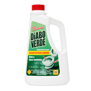 Desentupidor Diabo Verde para Vasos Sanitários/Ralos 1L Nobel do Brasil