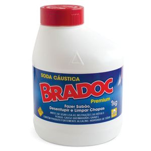 Soda Caustica Bradoc Granulado 1Kg Nobel do Brasil