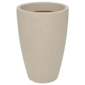 Vaso Malta Cone em Granito Areia 38 x 55cm 40L Vasart