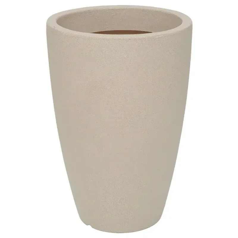 Vaso-Malta-Cone-em-Granito-Areia-30-x-40cm-19L-Vasart