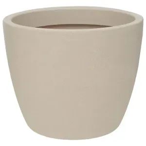 Vaso Malta Redondo em Granito Areia 25 x 32cm 10L Vasart