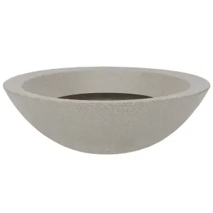 Vaso Malta Bowl em Granito Pedra 36 x 12cm 6L Vasart