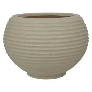 Vaso Bromélia em Granito Areia 32 x 32cm 32L Vasart
