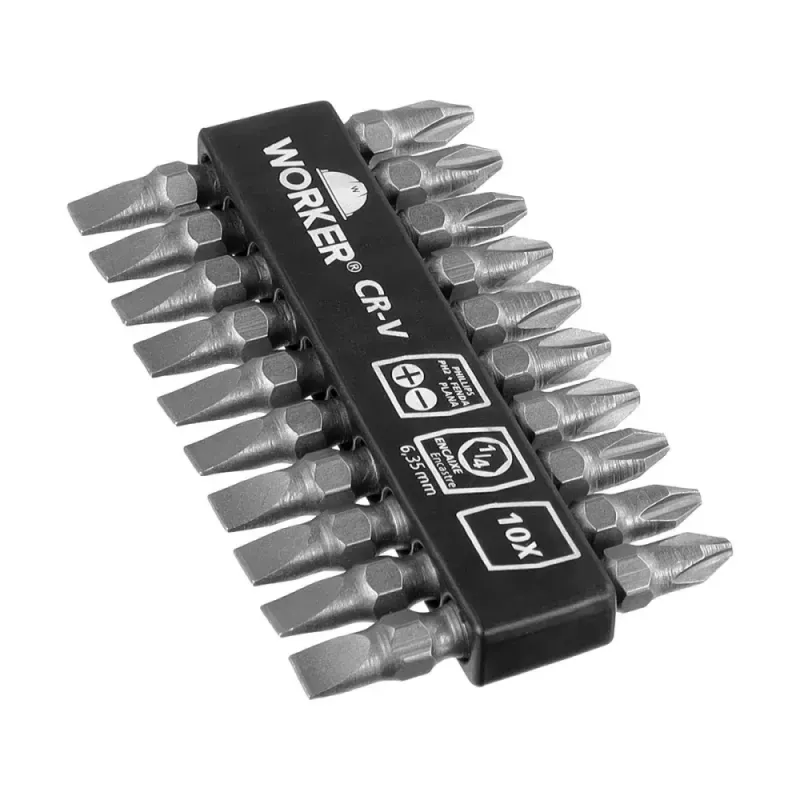 Bits-para-Parafusadeira-Ph2-2----508Mm-10-Unidades-Worker