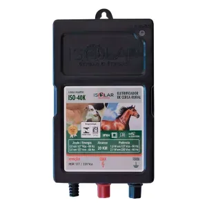 Eletrificador Cerca Iso-40K 0,4J Master Luz Isolar