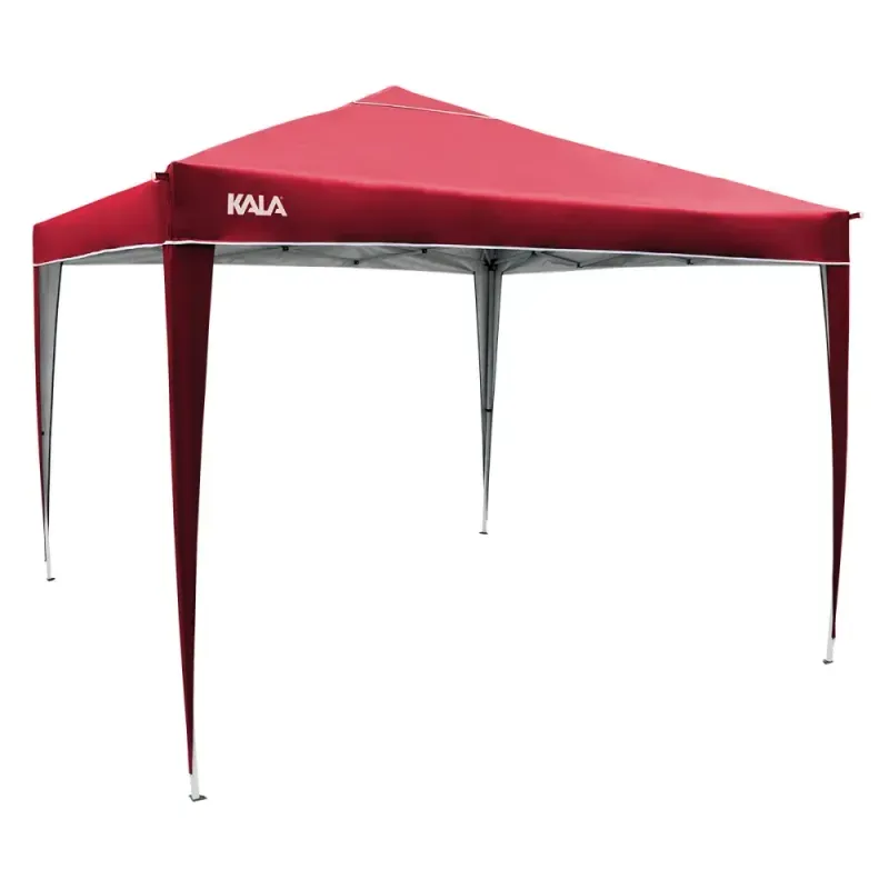 Gazebo-Dobravel-Vermelho-com-Pes-de-Aluminio-3m-x-3m-Kala