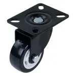 Rodizio-Fixo-de-Poliuretano-40mm-Preto-Worker