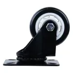 Rodizio-Fixo-de-Poliuretano-40mm-Preto-Worker