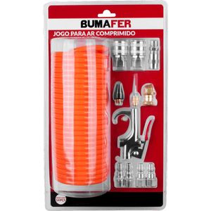 Jogo Ar Comprimido 14 Peças Bumafer