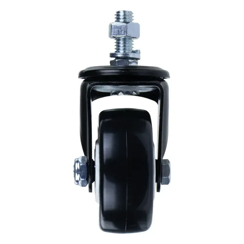 Rodizio-Parafuso-de-Poliuretano-100mm-Preto-Worker