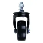 Rodizio-Parafuso-de-Poliuretano-100mm-Preto-Worker
