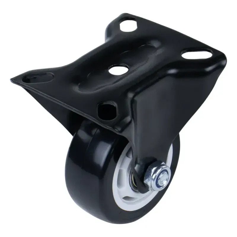 Rodizio-Fixo-de-Poliuretano-125mm-Preto-Worker