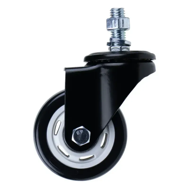 Rodizio-Parafuso-de-Poliuretano-125mm-Preto-Worker