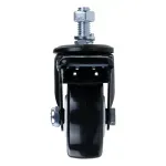 Rodizio-Parafuso-com-Freio-Poliuretano-150mm-Preto-Worker