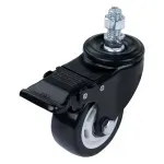 Rodizio-Parafuso-com-Freio-Poliuretano-150mm-Preto-Worker