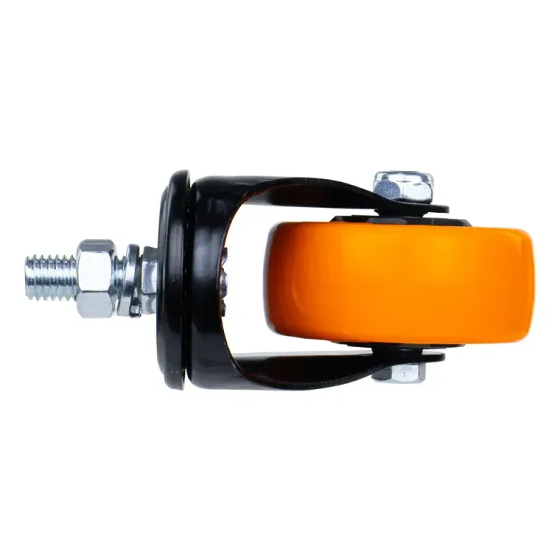 Rodizio-Parafuso-Poliuretano-75mm-Laranja-Worker
