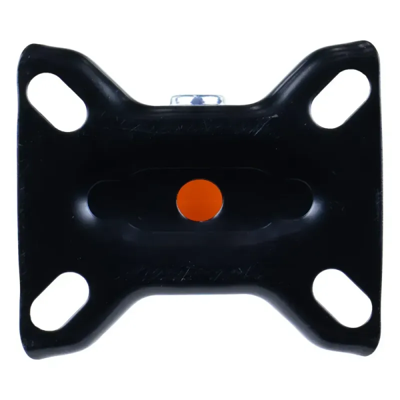 Rodizio-Fixo-Poliuretano-125mm-Laranja-Worker