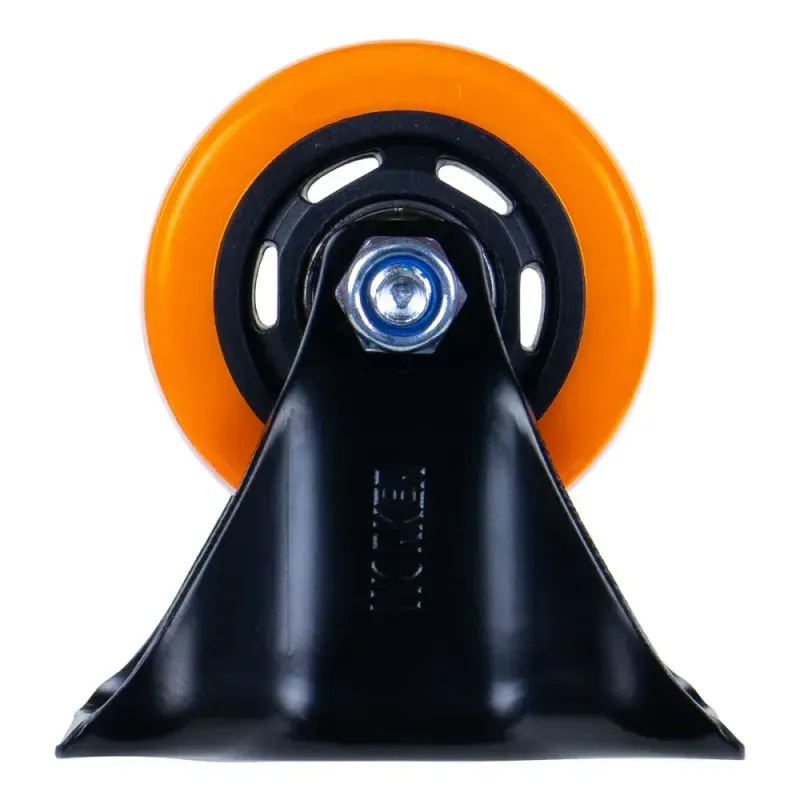 Rodizio-Fixo-Poliuretano-125mm-Laranja-Worker