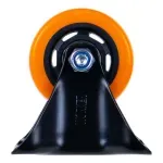 Rodizio-Fixo-Poliuretano-150mm-Laranja-Worker