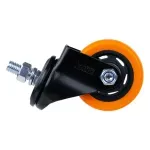Rodizio-Parafuso-Poliuretano-150mm-Laranja-Worker