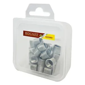 Inserto Postiço Longo Aço Inox MF16x1,5 10 Peças Rocast