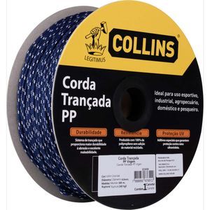 Corda Trancada PP 4,0MM Color 300M Collins