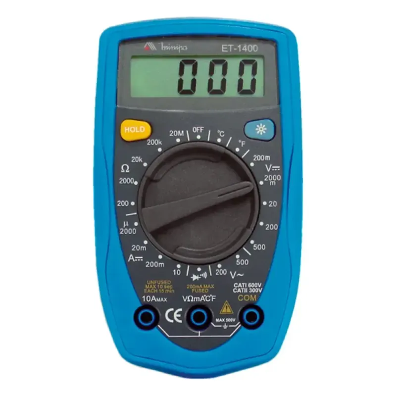 Multimetro-Digital-ET1400-CAT-II-300V-Minipa