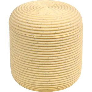 Porta Algodão Redondo Creme Kala