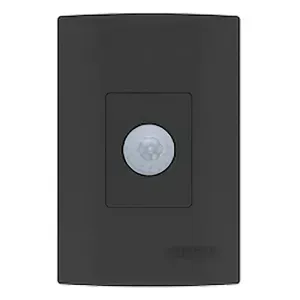 Sensor de presença Preto de Embutir Multifuncional Qualitronix