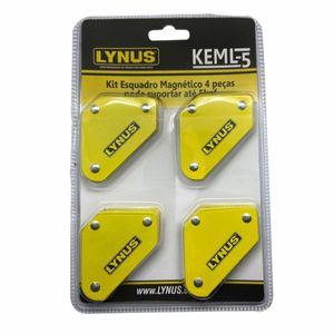 KIT ESQUADRO MAGNET 4PC 5KGF KEML-5