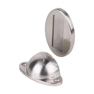 Fixador de Porta Magnética Tipo Invisível - Cor Mancha Níquel da Worker