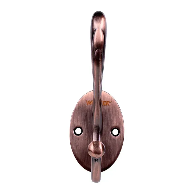 Gancho-de-Parede-Duplo-Aluminio---Cor-Cobre-Antigo-Worker