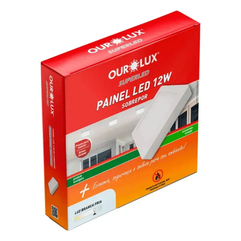 Painel-Led-Sobrepor-12W-BIV-6400K-Quadrado-Ourolux