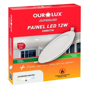 PAINEL LED REDONDO EMBUT 12W 6500K BIV