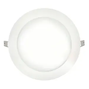 Painel Led de embutir 18W Biv 6400K 206mm Redondo Ourolux