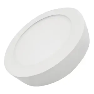 Painel Led de sobrepor 18W Biv 6500K 30cm Redondo Ourolux