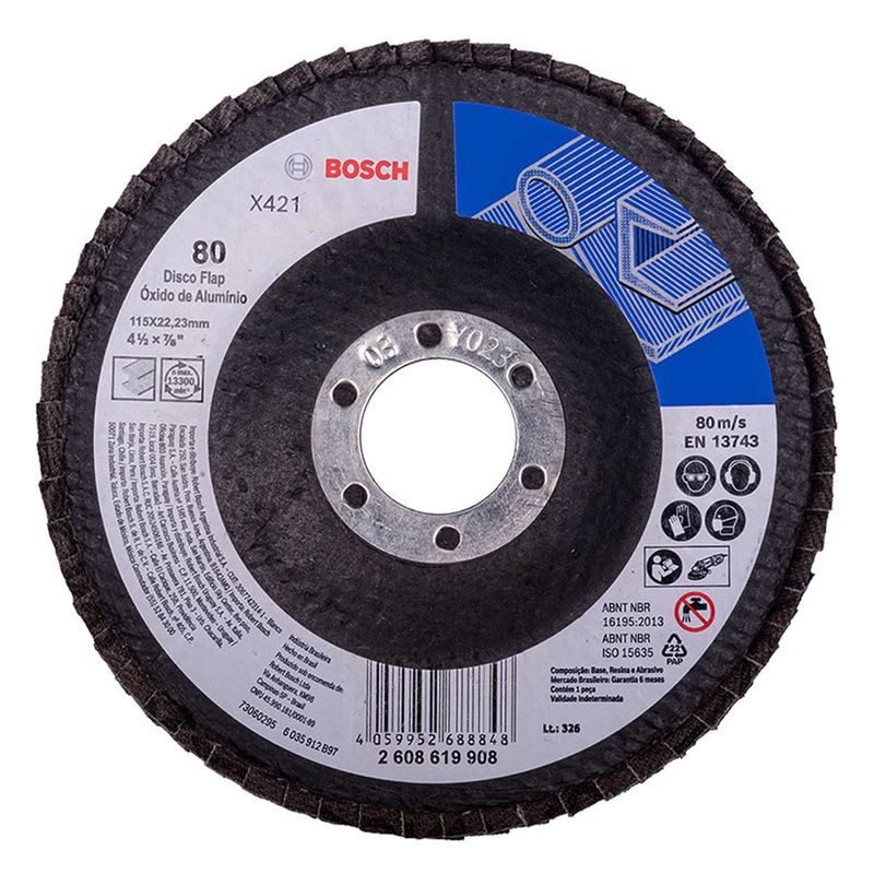 disco-flap-de-aco-curvo-grao-80-115mm-bosch