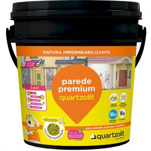 Impermeabilizante Parede Premium Branco 18Kg QUARTZOLIT