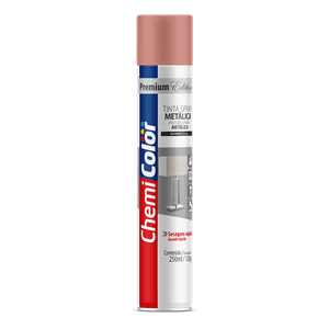 Tinta Spray Metálica 250ml/120g Rose CHEMICOLOR