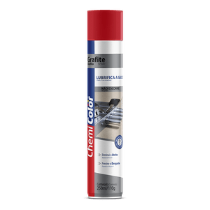 Tinta Spray Metálica 250ml/120g Vermelho CHEMICOLOR