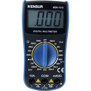 Multímetro Digital CAT II 600V  MSR-1010 Mensur