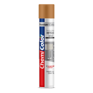 Tinta Spray Metálica 250ml/120g Cobre CHEMICOLOR