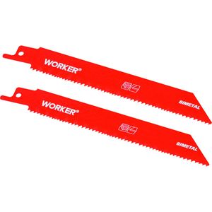 Lâmina para Serra Sabre Bimetálica 1/2” 150mm 14 Dentes Worker