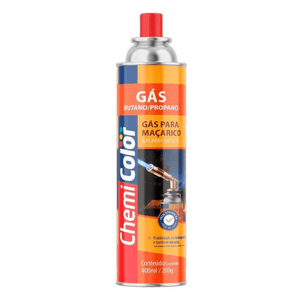 Gás para Maçarico 400ml/200g Chemicolor