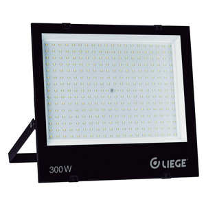 Refletor Led Bivolt 300W Preto Liege