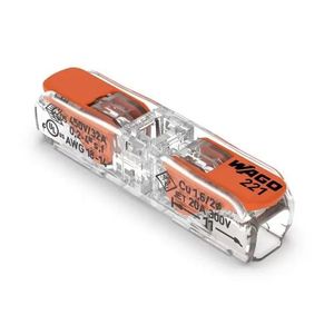 Conector Emenda 221-2411 Reto 4mm - 60 peças Wago
