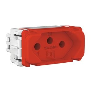 Módulo Tomada 20A/250Vca Vermelho Composé Weg