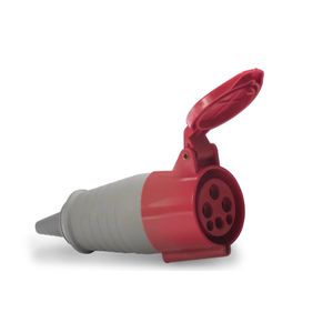 Acoplamento 3P+T 16A 380/415V Vermelho Soprano